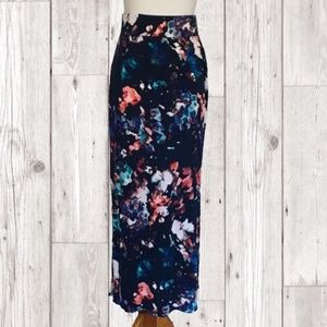 Watercolor Maxi Skirt sz 3
